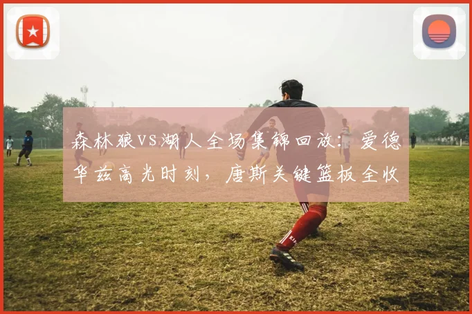 森林狼vs湖人全场集锦回放：爱德华兹高光时刻，唐斯关键篮板全收录